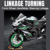 1/12 Kawasaki ZX-10R Motocykl Autíčka Model Slitina tlakové lití se zvukem a světlem Odpružení zadního kola Modely vozidel Sbírejte dárky