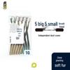Yifu Yijing Wheat Straw Soft Toothbrush (10-Pack)