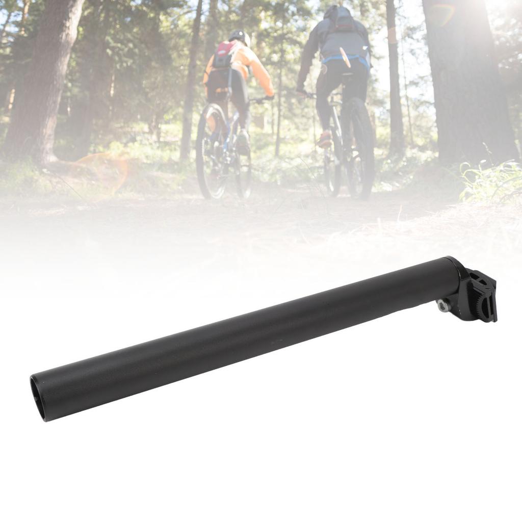 Bike Seat Post 350mm Aluminum Alloy Lightweight Bike Seatpost Tube for Mountain Road Fixed Gear Bikes