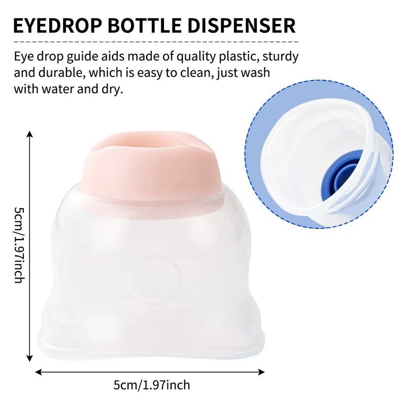 Reusable Eye Drop Helper Easy to Use Eye Dropper Tool For Clean Precise Eye Drop Application Fits Most Eye Drop Bottles