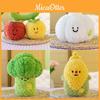 Plush Fruit Vegetable Dolls Coral Fleece Stuffed Toys For Kids Playroom Decor