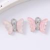 5pcs Shinning Gemstone Butterfly Pendants Charms for Jewelry Making Earrings Bracelet DIY Necklace Accessories Supplies