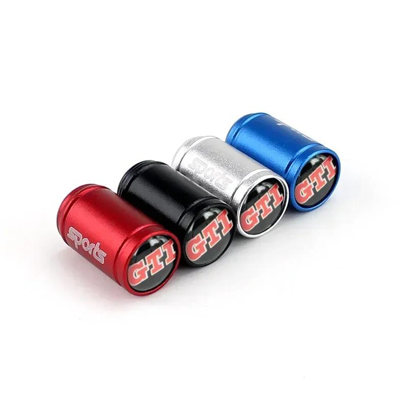 Para VW Novos 4PCS Tampas de Válvula de Ar para Pneu de Roda de Carro Cobertura de Haste Para Volkswagen Passat Santana Touareg Tiguan GTI Rline Bora Jetta Bee