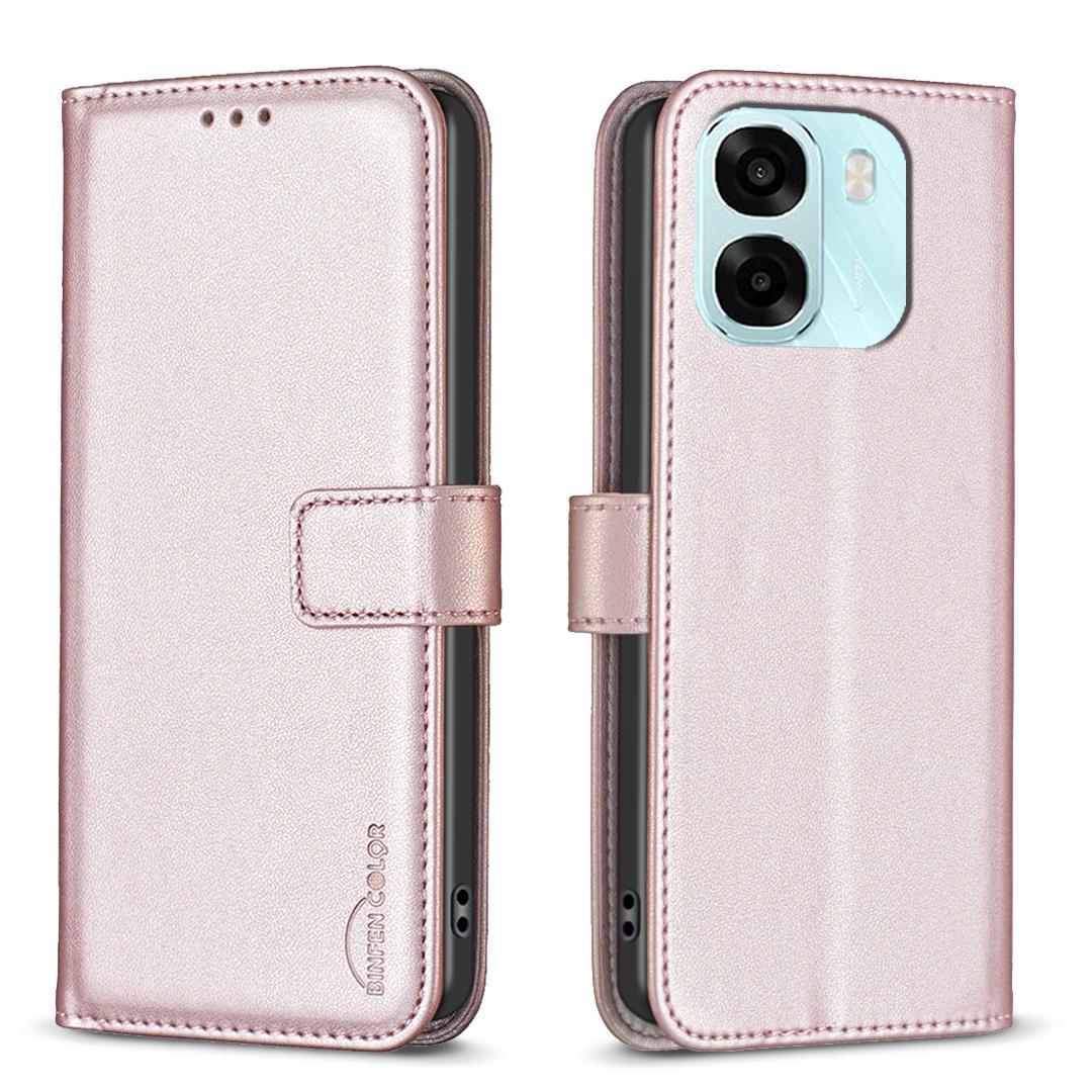 

For Oppo A6x 5G/Oppo A6x 4G/Oppo A6 5G Phone Case BINFEN COLOR BF17 Wallet Folio Flip Leather Cover
