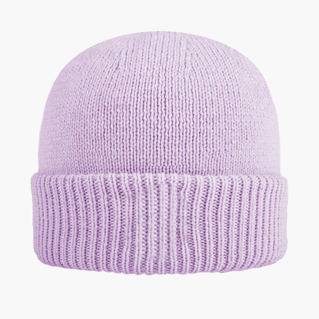 [Spot] Hot-selling imitation cashmere Australian wool yarn flanged knitted hat in autumn and winter Outdoor trendy fashion multi-color cold hat