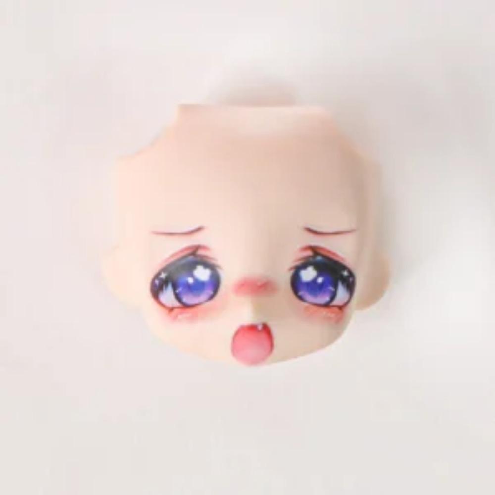 Lalka OB11 Twarz Lalki 1/12 Lalka BJD Twarz Z Oczami 3D Anime Naklejki Urocza Zmienna Twarz Dla Główki GSC Akcesoria DIY Dla Prezentu Dla Dziewczynki Zabawka Dla Dzieci