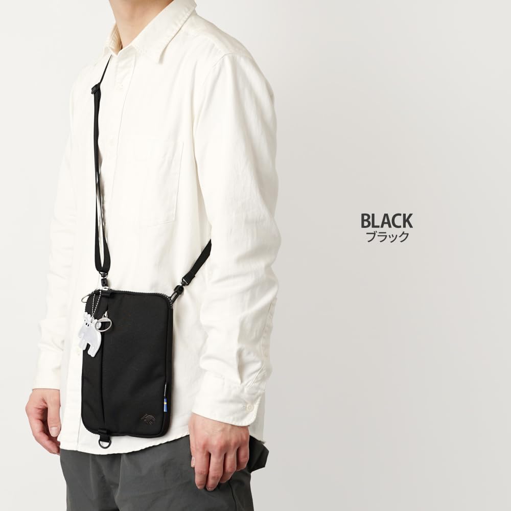Sacoche Pochette Mini Shoulder Black [Mozu] Zzrk-03