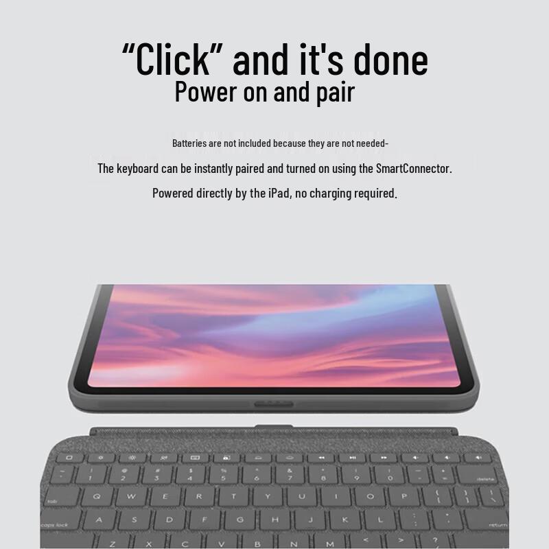 Logitech Slim Folio Bluetooth Keyboard Case for iPad 10th Gen