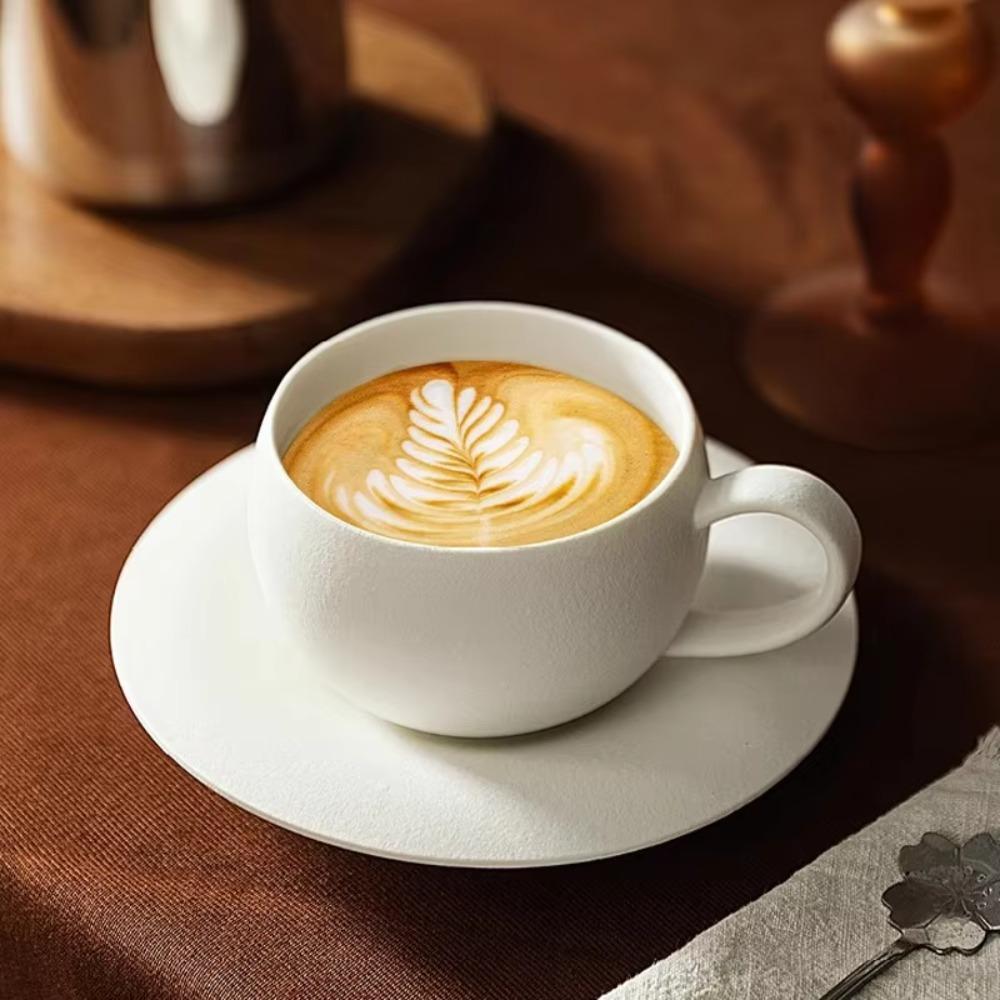 300ml Coffee Mug Ceramic Tea Cup Creative Coffee Cup Set  Cappuccino