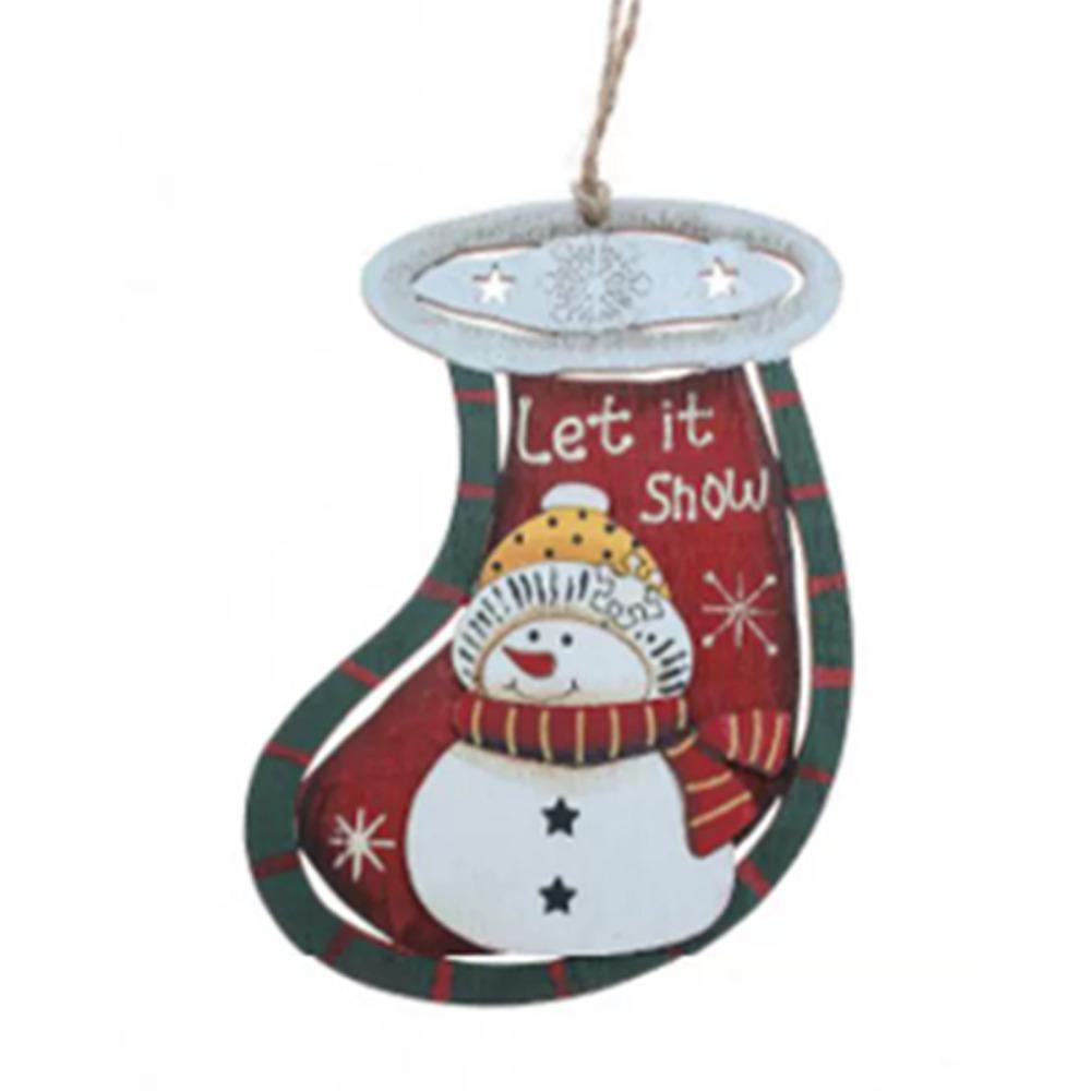 Hangging Christmas Wooden Pendant Party Supplies Christmas Tree Decorations Xmas Ornament  New Year