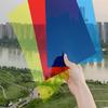 DIY Transparent Colored Cellophane Sheets