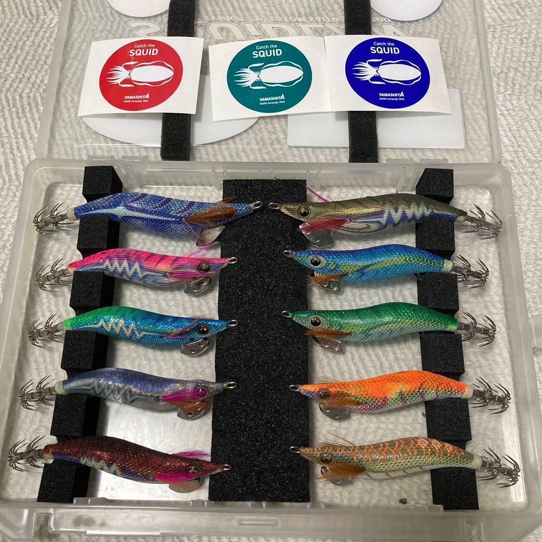 Used Yamashita Egi King 10 piece set