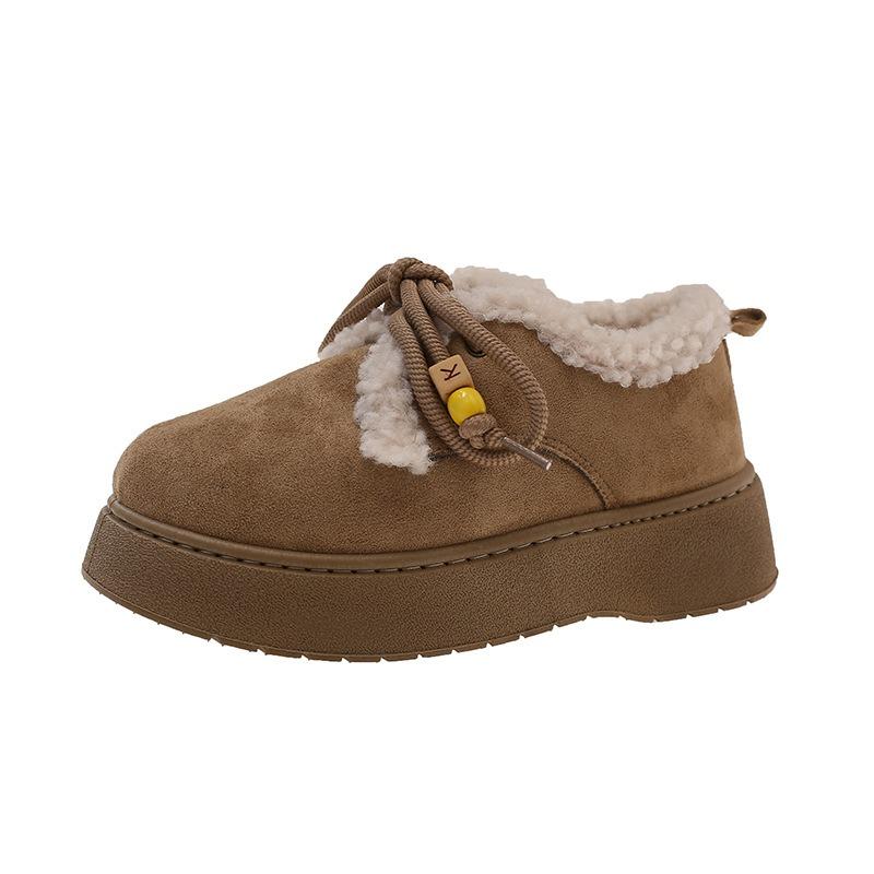 

Хлопковые ботинки на шнуровке для женской зимы, новые повседневные, верхняя одежда, бархатные утепленные теплые студенческие ботинки на толстой подошве, женские сноубутсы 41 хаки