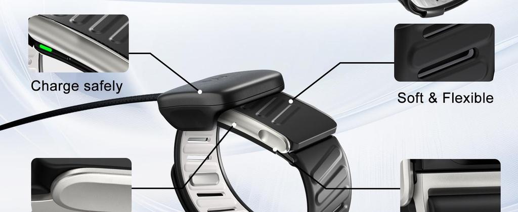 Cinturino Sportivo Bicolore in Silicone Whoop Strap Sostitutivo per Orologio WP