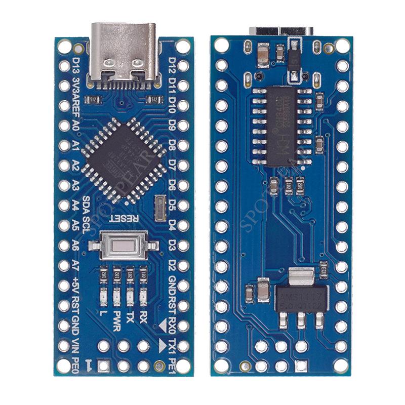 ATMEGA328P Nano-Entwicklungsboard mit Typ-C/Micro-USB für Arduino