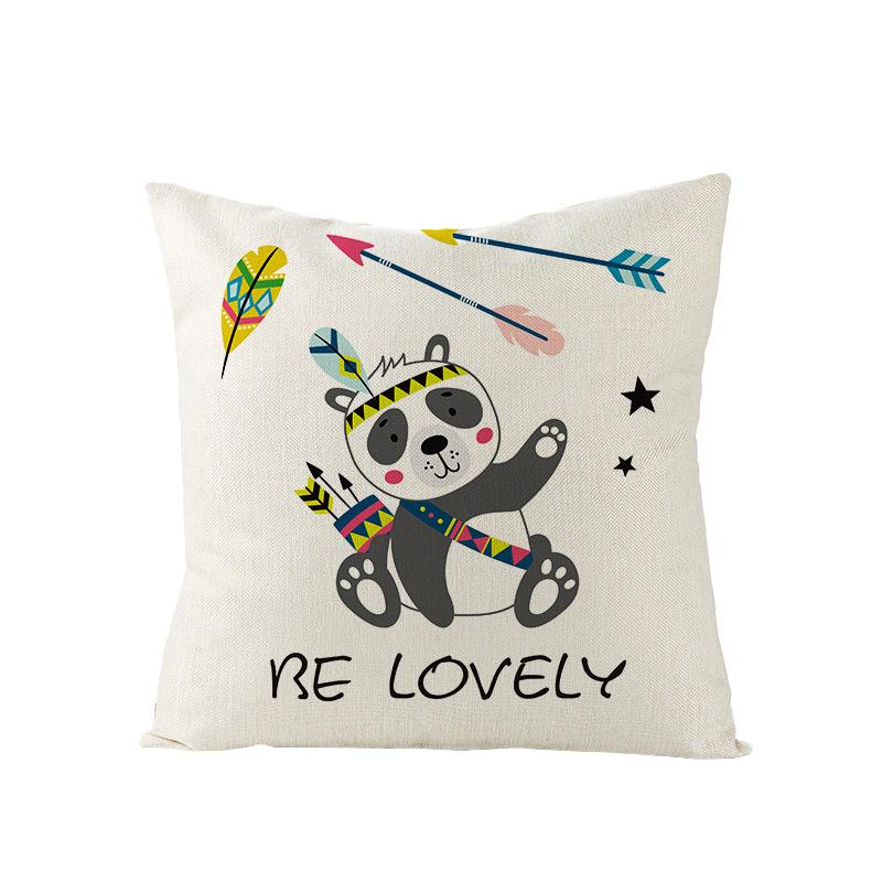 Polyester Pillow Cover Nordic Home Living Room Decoration Pillow Office Car Cushion Cover