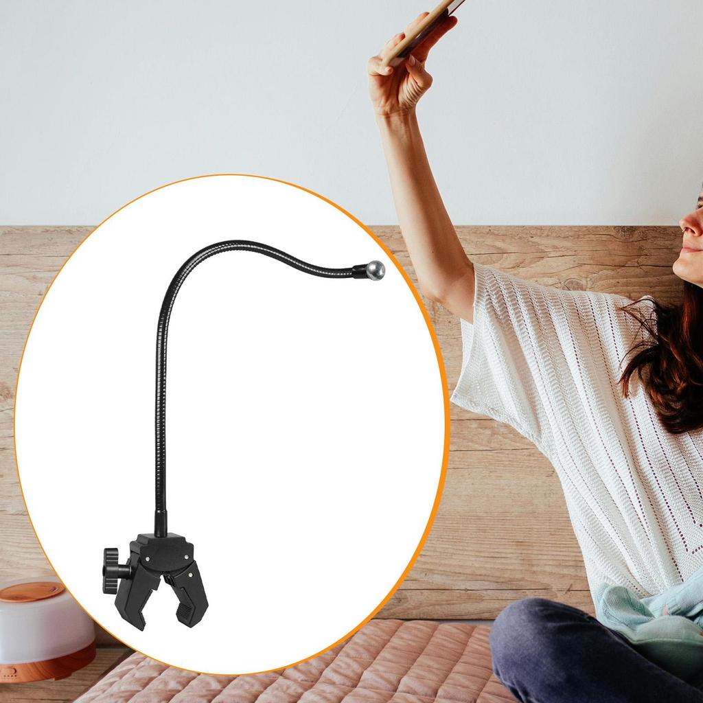 Phone Holder Support Hose Gooseneck Arm Mount Accessories Portable Clip Adjustable Bracket