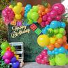 155PCS Multi-color Latex Balloon Set Suitable for Birthday Parties, Weddings, Valentine's Day Party Decoration