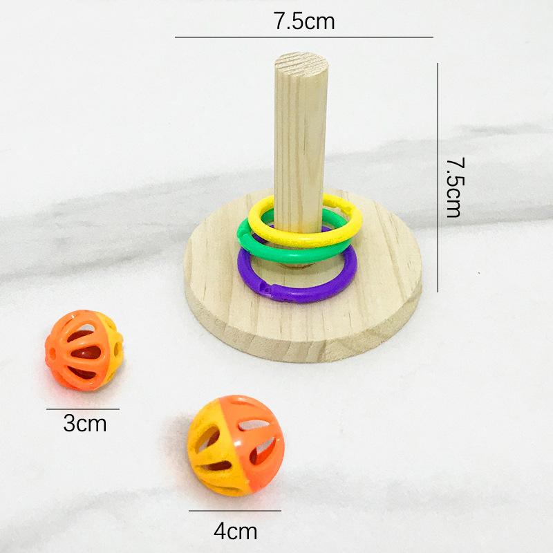 

Игрушка для жевания попугая, игрушка для дрессировки птиц, качели для домашних птиц, стоячая игрушка, деревянное интерактивное кольцо для попугая, игрушки, товары для животных