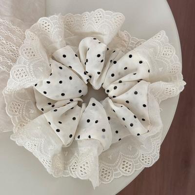 Large Big Rubber Band for Hair Women Girl Scrunchie Elastic Tie Korean Accessories Leading Fashion Fascinators Elegant Headdress