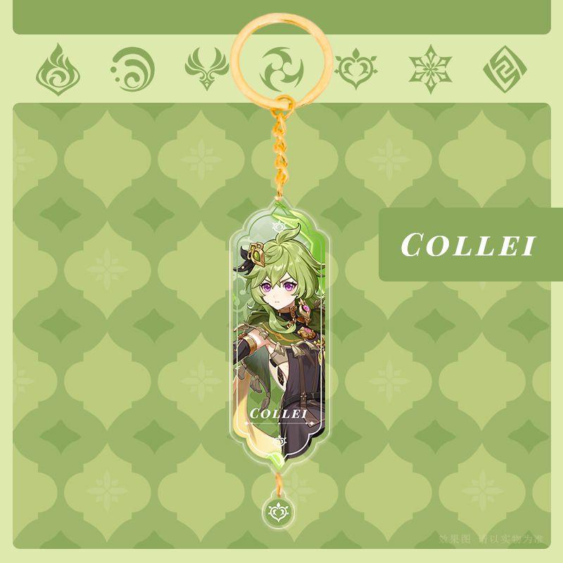 Genshin Impact Acrylic Double Sided Keychain Cartoon Keychains