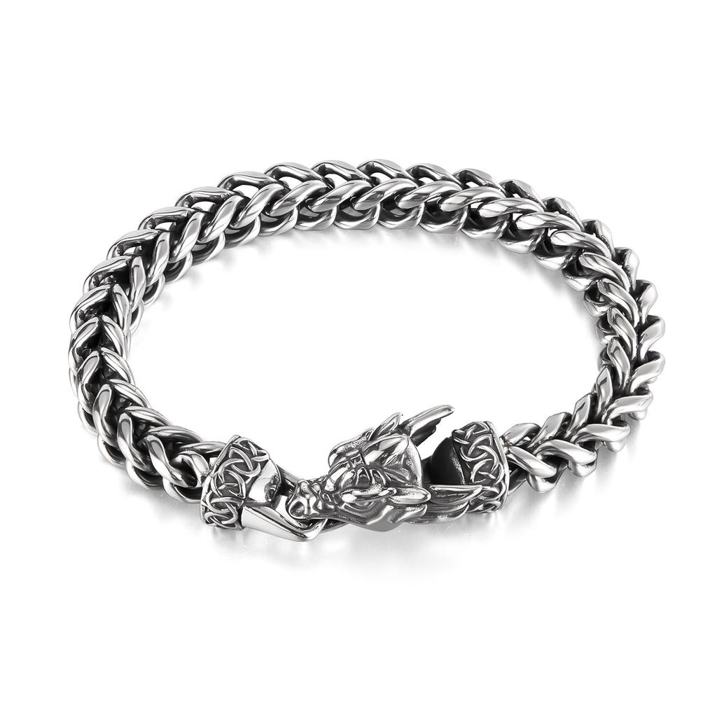 New Domineering Faucet Stainless Steel Bracelet Retro Dark Personality Trend Jewelry