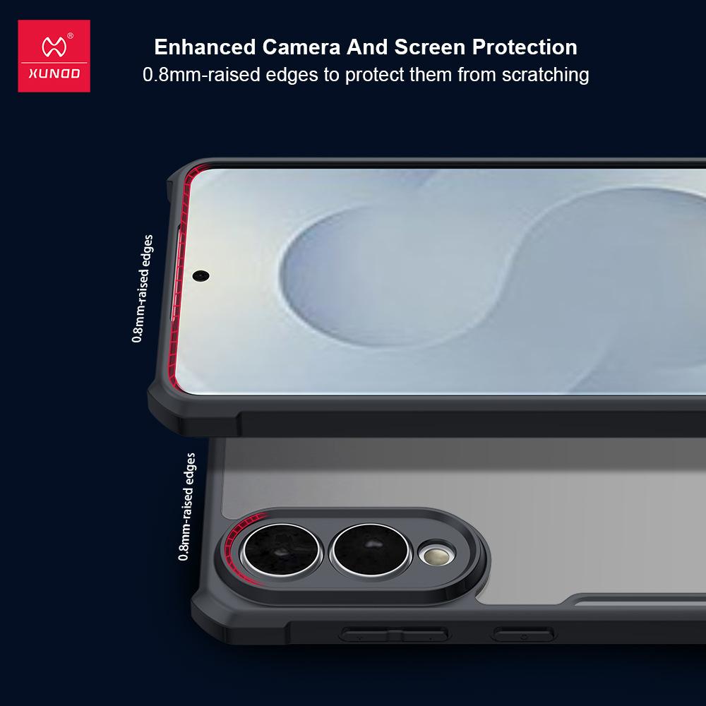 XUNDD For Samsung Galaxy S25 Edge Case Transparent Phone Cover Airbag Shockproof Bumper Protective Cases Luxury Casing