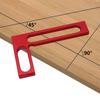 L Shape Design Right Angle Ruler Aluminum Alloy Machinist Square Carpenter Square  Metalworking Use