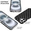 For iPhone 16 Plus Case Dot Design IMD TPU Phone Back Cover