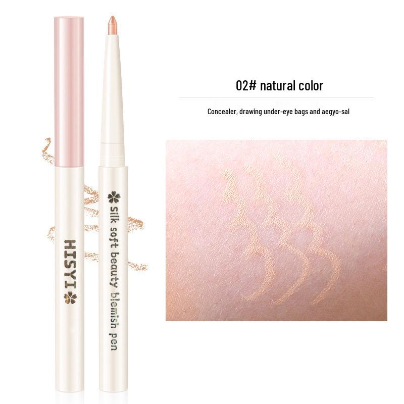

Водостойкий консилер-карандаш HISYI - Стойкое покрытие для маскировки несовершенств и акне, Естественное контурирование, Карандаш для губ телесного цвета, Осветляющий карандаш для области под глазами.