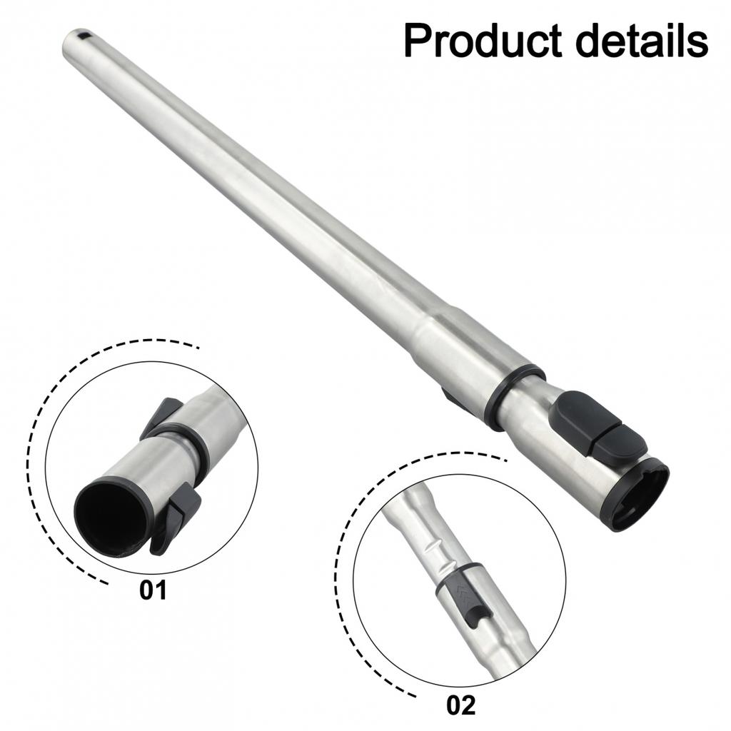 Für Miele Kompatibles Teleskoprohr mit sicherem Sitz und Funktionalität