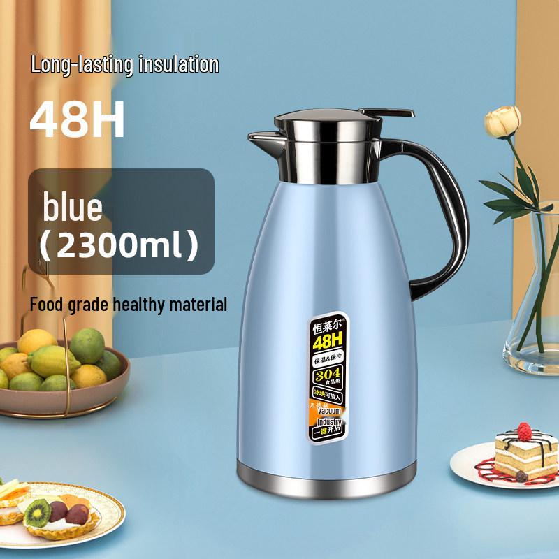 Stainless Steel Large Capacity Insulated Thermos Kettle for Stewing and Boiling Water