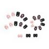 Women Fake Nails with Loving Heart Pattern Easy To Remove Fake Nails for Professional Salon Daily Use