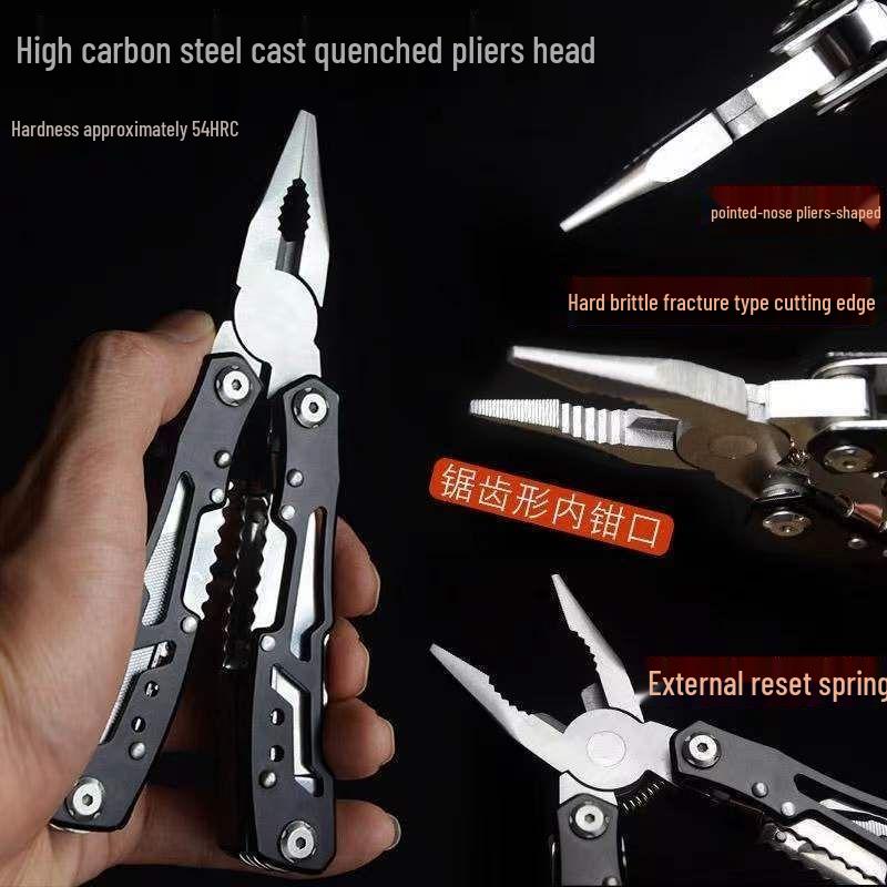 Foldable Multifunctional Hammer & Pliers with Knife - Portable Outdoor Electrician Tool
