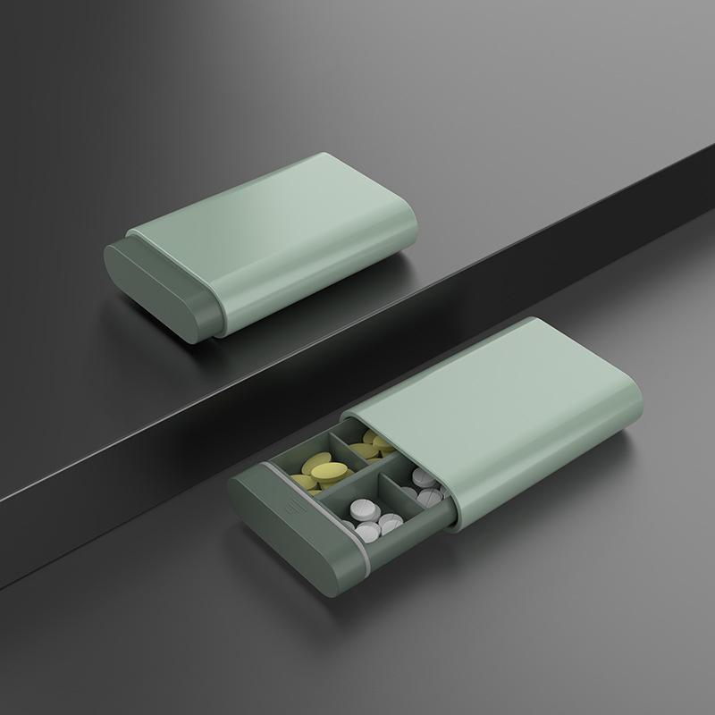 

Мини-маленькая портативная коробка для витаминов для путешествий, чехол для таблеток, контейнер-органайзер для хранения планшетов, 7 дней, 6 сеток, лекарства, рыбий жир