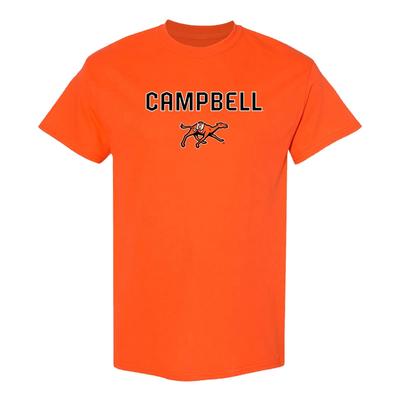 Campbell University Fighting Camels Arch Logo T-Shirt - Orange