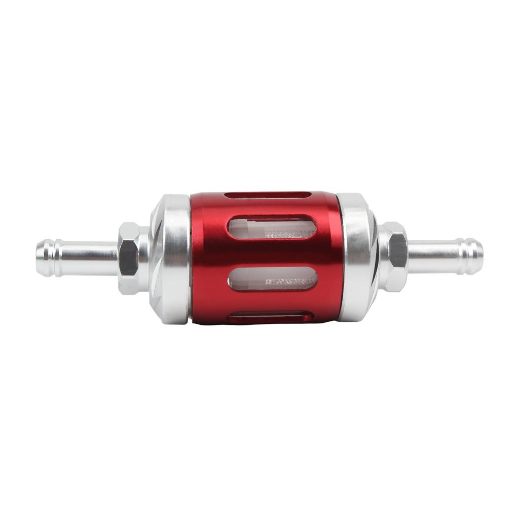 8mm Universal Motorcycle Gasoline Filter Glass CNC Aluminum For Yamaha Kawasaki KTM Honda Suzuki Motocross Dirt Pit Bike ATV