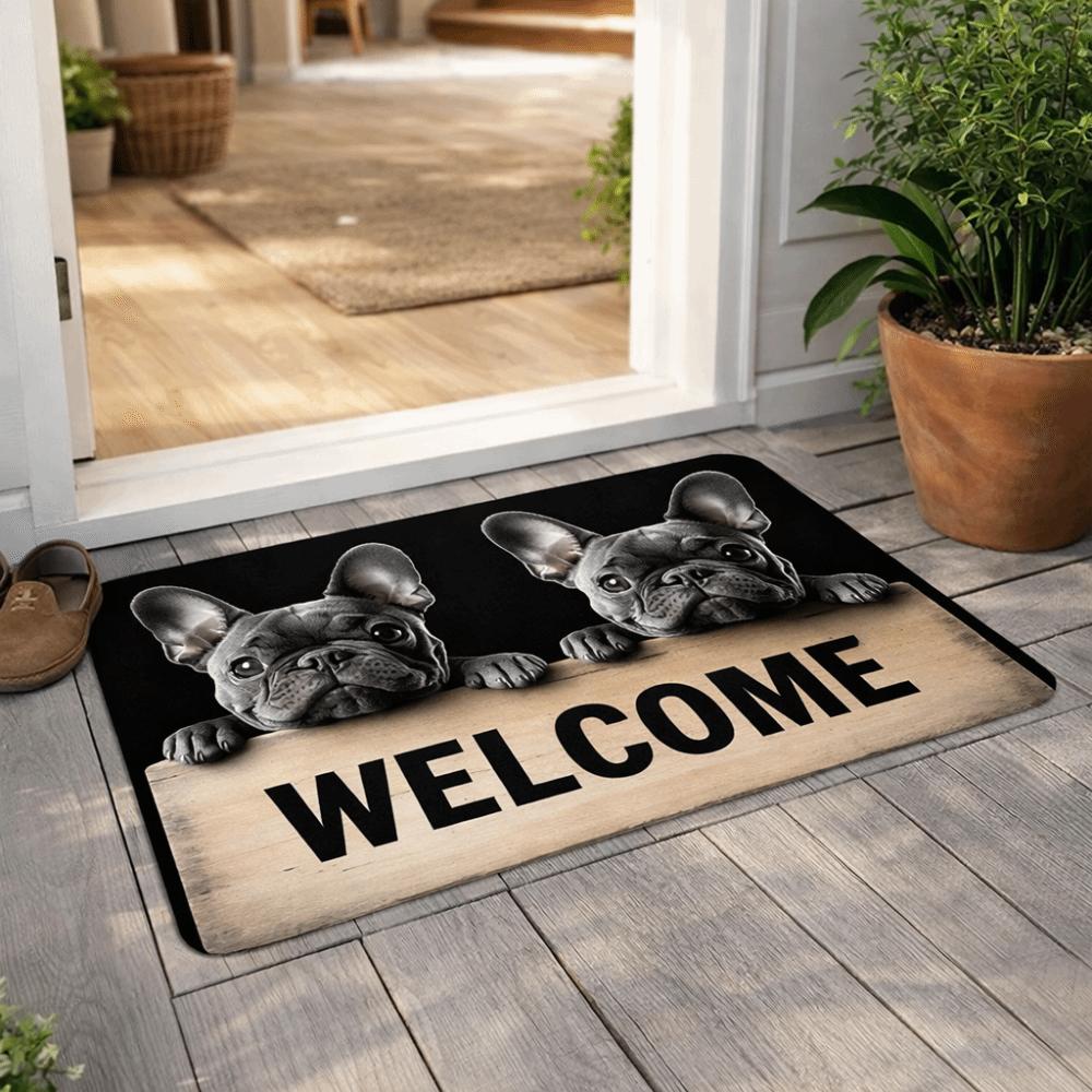 40*60cm Bathroom Carpet Non-slip Door Carpet Creativity Beagle Floor Mat  Home Decor