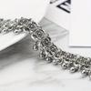 1pc Boho Silvery Color Tassel Pendant Necklace Women's Vintage Neck Jewelry Gift
