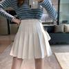 Women's Summer High-Waisted Pleated A-Line Skirt - Slimming, College Style, Anti-Exposure