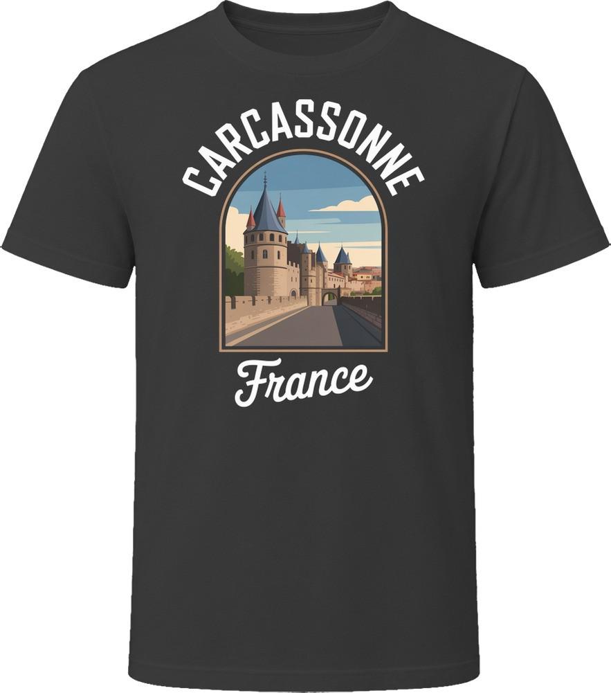 Carcassonne France Tourist Vacation Gift T Shirt