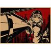 Free Shipping Retro Japanese Anime Girls' Last Tour Kraft Paper Poster Wall Art