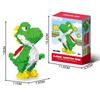 Cartoon Character Blind Box Building Blocks - Luigi & Yoshi Figures Small Particle Blocks Model Dolls For Kids Assembled Toy Gif