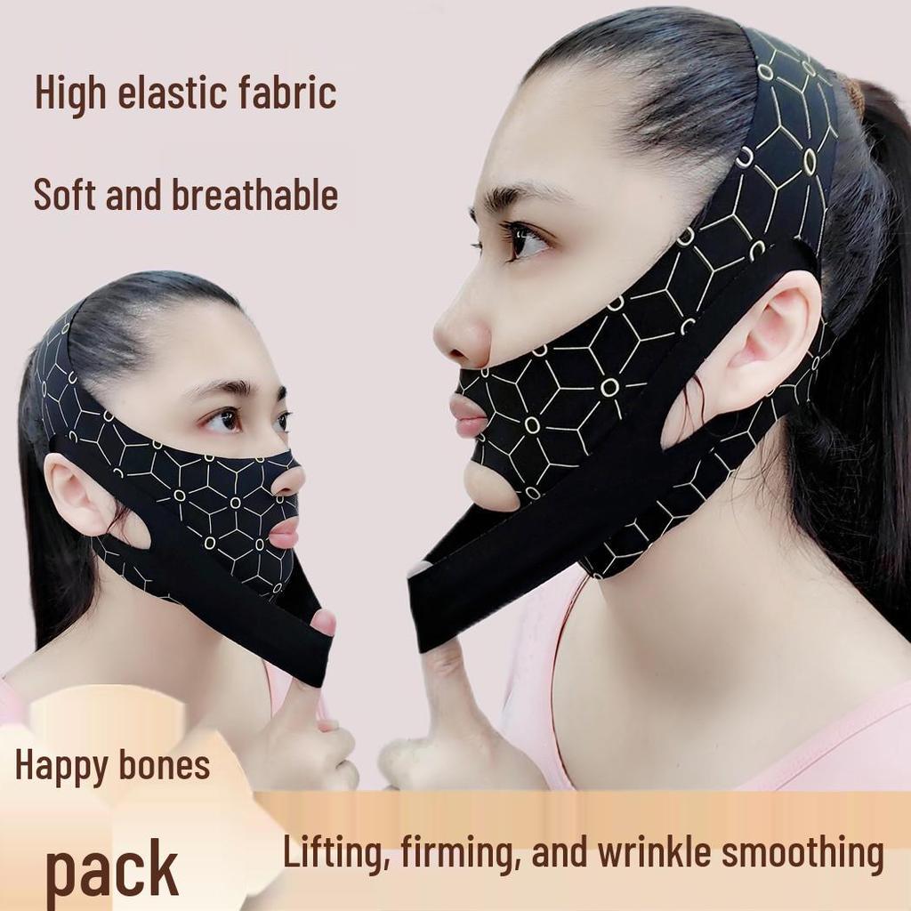 V-Line Lifting & Firming Face Sculpting Mask: Dual-Effect Anti-Sagging Treatment for Nasolabial Folds, Day & Night Use