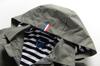 Hiheart Size 110cm Kids' Jacket, Windbreaker, Water-Repellent, Casual, Outdoor, Gray,