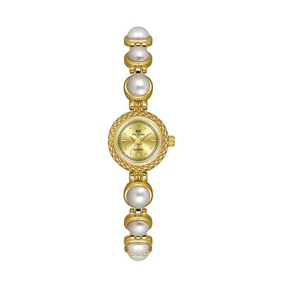UTHAI Watch For Women Small Fragrance Medieval Luxury Pearl Bracelet Watch Temperament Waterproof Ladies Fashion Quartz Watches