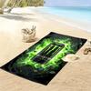 Monster Energy Drink Mega Power Can Beach Towel Beach Towel For Vacation Photos Soft Seaside Swim Quickdrying Swim Towel Beach Towel Printing