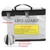 Lipo Battery Safety Bag 215*145*165mm Portable Explosion-proof Fireproof Storage Bag With Safe Guard For RC Drone Batteries
