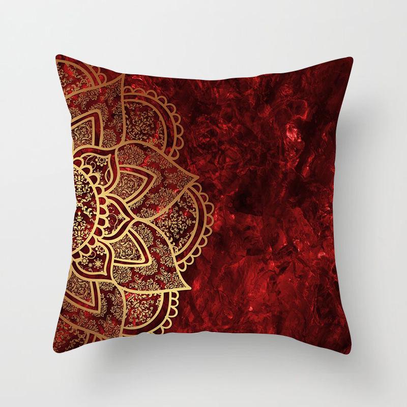 New Mandala Series Ethnic Theme Polyester Pillow Case Cushion Exotic