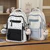 Schoolbag new Japanese ins wind backpack female cute small floral schoolbag middle school student light commuter backpack girl heart